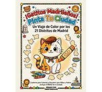 Libro para colorear los 21 distritos de Madrid más sus bonus