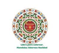 Libro para colorear. Mandala Navidad