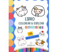 Libro para Colorear y Dibujar de Animales: +50 datos curiosos