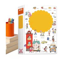 Libro Parlando Inglese Parole - Attività interattive di Parola,Libro sonoro educativo per,per da 2 a 6 Anni, Ragazze e ragazzi della scuola materna