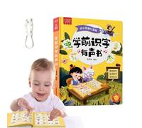 Libro parlante cinese - Imparare l'inglese, la matematica linguistica, | Libri Di Apprendimento Regolabili Per Bambini Audiolibro Educazione Precoce Giocattoli Interattivi Bambini In Età Prescolare