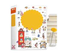 Libro parlante con parole in inglese, attività interattive con voce e parla nell'apprendimento precoce, impara la lingua inglese con suono, per bambini dai 2 ai 6 anni, bambini, età prescolare e
