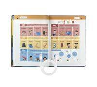 Libro Parlante di Parole Inglesi | Giocattolo Educativo Interattivo Ricaricabile | 500+ Parole Libro Elettronico Interattivo di Apprendimento,per Viaggio Auto Classe Ora di Storia Compleanno Scuola 'I