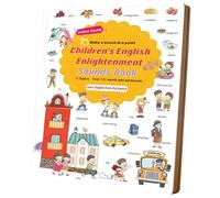 Libro parlante in inglese,Giocattolo Educativo con 500+ Parole | Libro Parlante per Imparare l'Inglese - Ascolto e Apprendimento per Bambini a Scuola 'Infanzia