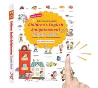 Libro parlante in inglese, Gioco di lettura educativo, Libri Interattivi che Parlano per lo Sviluppo del Linguaggio, Per Sviluppo Ascolto, Linguaggio e Parlato, per Scuola, Aula, Biblioteca, Gioco e N