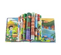 Libro parlante,Parole animali inglesi libri sonori con 15 canzoni - Giocattolo educativo per lo sviluppo linguistico stimolazione sensoriale per la casa asilo scuola materna