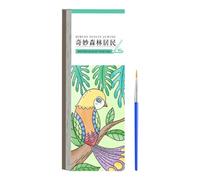 Libro per acquerelli per bambini, libro per pittura ad acquerello, set da colorare per bambini, libri per dipingere con acqua, artigianato in carta spessa, per ragazze di età 3, 4, 5, 6, 7, 8+