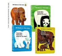 Libro per bambini illustrato in inglese e classici letterari, Orso Bruno, Orsetto, Orso Polare, Orso Panda, Lettura per la nanna, Diario della vita quotidiana, Disegno con angoli arrotondati orso pola