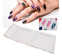 Libro per Esposizione di Nail Art 120 Colori, Grande capacità, Semplice Usare, Stampa 3D, Facile Trasportare, Adatto per Saloni (Il canto degli uccelli e i fiori
