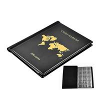 Libro per la conservazione della Collezione di Monete | Durevole Supporto per Organizer per Monete e vetrina per aquile d'Argento, medaglie, distintivi da Collezione | Album di archiviazione