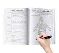 Libro per la gestione della rabbia per bambini, Diario di gestione della rabbia, Guida al senso delle emozioni, Diario di lavoro per donne e uomini adulti per alleviare le emozioni