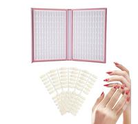 Libro per la visualizzazione dei colori delle unghie | Organizzatore di grande capacità | Scheda di visualizzazione delle unghie | Per la pratica di progettazione e pittura per le donne principianti a
