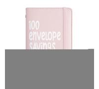 Libro per risparmiare denaro, 100 buste, cartella contanti sfide, pianificatore del budget, raccoglitore per il risparmio per fondi urgenti, matrimoni, viaggi, obiettivi di bilancio familiare