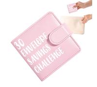 Libro per risparmiare denaro, 30 buste per organizzare sfide economiche, per casa, ufficio, scuola, viaggi, all'aperto, feste di compleanno, adulti, bambini e famiglie