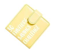 Libro per risparmiare denaro | 30 buste PU Challenge Planner | Libro di sfide per denaro Planner, per casa, ufficio, scuola, dormitorio, viaggi, all'aperto, feste di compleanno, donne, uomini, adulti