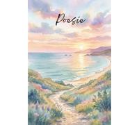Libro per scrivere poesie: elegante copertina acquerello, 100 pagine a righe