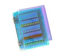 Libro portatile per campioni di unghie per una selezione accurata del colore e visualizzazione dei campioni di arte delle unghie