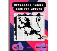 Libro puzzle Nonogrammi per adulti Picross Hanjie Griddle - NUOVO JAMAYKA....