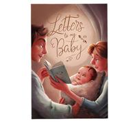 Libro ricordi lettere neonato - Diario registro messaggi pratico è | Accessorio neonato, libro dei ricordi lettere neonato, diario per registrare messaggi, pratico e stabile, universale
