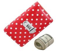 Libro Risparmio 100 Buste Per Contanti, Pianificatore Tracker Portatile | Con Blocco Password, Libro Risparmi Contanti 11,38x17,78 cm Per Budget Casa Ufficio Scuola, Salva 5.050 Dollari