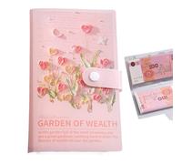 Libro Risparmio Busta,100 Giorni Risparmio Pittura a Olio 3D,Portafoglio Portatile Organizzatore Finanze Domestiche Strumento Gestione Contanti Per Adulti E Bambini | Gestione Spese Pagamenti per Adul