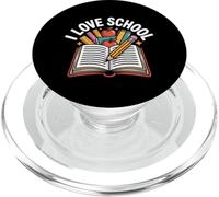 Libro scolastico I Love Apple Pencil Fun PopSockets PopGrip per MagSafe