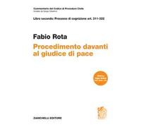 Libro secondo. Procedimeto davanti al giudice di pace