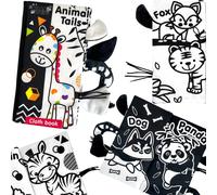 Libro sensoriale a contrasto per neonati Woopie