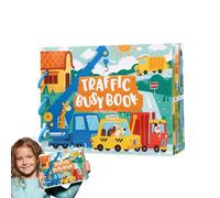 Libro sensoriale, Libro occupato per bambini - Giocattoli di apprendimento prescolare Attività di libri occupati per bambini piccoli - Libri di attività di viaggio, Libro occupato per bambini