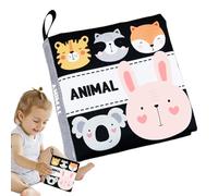 Libro sensoriale morbido per bambini - giocattolo crinking, libro in tessuto per bambini | Libro del bambino lavabile, Touch and Sound Early Learning Tyt, Firstproofing First Book for Kids Travel Siat