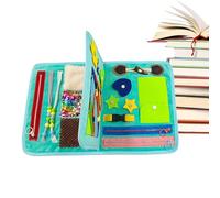 Libro sensoriale per anziani, cuscino sensoriale per ginocchia e aiuto lenitivo portatile, giocattoli fidget per anziani, per viaggi, all'aperto, auto, sala d'attesa, residenza degli anziani e ora di