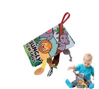 Libro sensoriale per bambini piccoli, texture da toccare e sentire, pagine in tessuto per la stimolazione visiva, abilità prescolari, materiale non tossico, lavabile e silenzioso