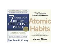 Libro Set 2 Libri : The 7 Habits + Atomic Habits (Inglese, Libro IN Brossura)