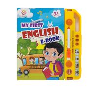 Libro sonoro con parole in inglese, giocattolo educativo per bambini