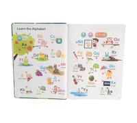 Libro sonoro e parole in inglese Giocattolo Elettronico Interattivo Con | Libro Pratica Lingua Apprendimento 'inglese per piccoli, bambini, bambine e bambini in età
