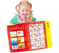 Libro Sonoro Inglese Bambini - Giochi per Imparare Inglese con 6 Attività Didattiche, 8 Pagine e Oltre 100 Suoni e Canzoni, Giocattolo Educativo Prescolare Bambini 3+ Anni by Boxiki Kids