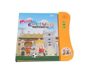 Libro Sonoro Inglese Portoghese, Libro Sonoro Interattivo con Alfabeto, Numeri, Animali e Altro per L'apprendimento dei Bambini Bilingui (ORANGE