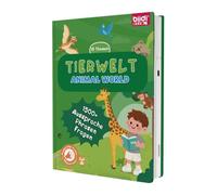 Libro sonoro inglese tedesco bilingue ricaricabile giocattolo bimbi regalo | 40 Canzoni 30 Storie 1500 Suoni 171 Animali Giocattolo educativo Regalo Natale e Compleanno per Bambini da 2 Bilingue Musica