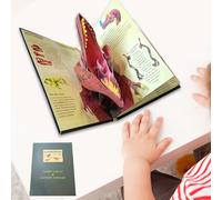 Libro sui dinosauri in 3D, libro di attività sui dinosauri