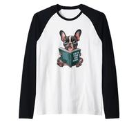 Libro sul bulldog francese come addestrare il tuo Maglia con Maniche Raglan