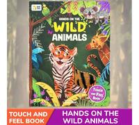 Libro tattile e sensoriale sui dinosauri, giocattoli per lo sviluppo sensoriale Montessori per neonati, illustrazioni con texture vivide, gioco di intelligenza da viaggio per bambini, forniture scolas