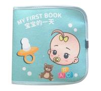 Libro tranquillo e occupato,Libro occupato per bambini | Libri di stoffa e occupato | Libro educativo silenzioso dei cartoni animati, attività di apprendimento prescolare, giocattoli da viaggio carini