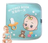 Libro Tranquillo e Occupato,Libro Occupato per Bambini | Libro delle attività di Tessuto, Libro dei Cartoni Animati, Giocattolo sensoriale educativo, Giocattoli da Viaggio per Ragazzi e Ragazze