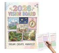 Libro Vision Board 2026 Per Uomini,Piano Dei 12 | Brochure Per La Pianificazione Dei Sogni,Per Studenti Imprenditori Insegnanti Professionisti Artisti Team Leader Laboratorio Capodanno Ufficio Casa Au