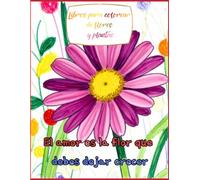 Libros para colorear de: flores y plantas