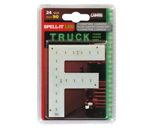 LIC5 Spell-It Led 90 Mm 24V - Verde - F