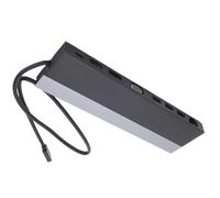 LICAEVEY 12 in 1 Adattatore Multiport Hub, Stazione di Docking per Laptop a Tripla Display con Interfaccia Multimediale HD, Porta di Visualizzazione, VGA, Gigabit Ethernet, 100W PD, 4