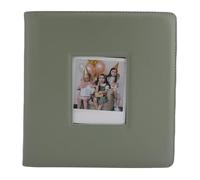 LICAEVEY 288 Tasche Album Fotografico, Album Fotografico Adatto a Wide 300 400 90x110mm Foto, 36 Pagine, Finestra Frontale per Copertina in Pelle PU, 9.8x1.4x9.8in Compact Book (GREEN)