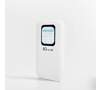 LICAEVEY 5G WiFi 6 Mobile Hotspot, Dispositivo Hotpot Portatile Sbloccato con Slot SIM e Touchscreen da 2,01" - Collega 16 Dispositivi per Viaggi in Tutto il Mondo (bianco)