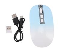 LICAEVEY AI Smart Mouse con Trascrizione Vocale e Traduzione, Mouse Wireless Ergonomico Abilitato, Riassumi in Tempo Reale, USB C Ricaricabile per Lavoro Remoto, Supporto Multi (Lake Blue)